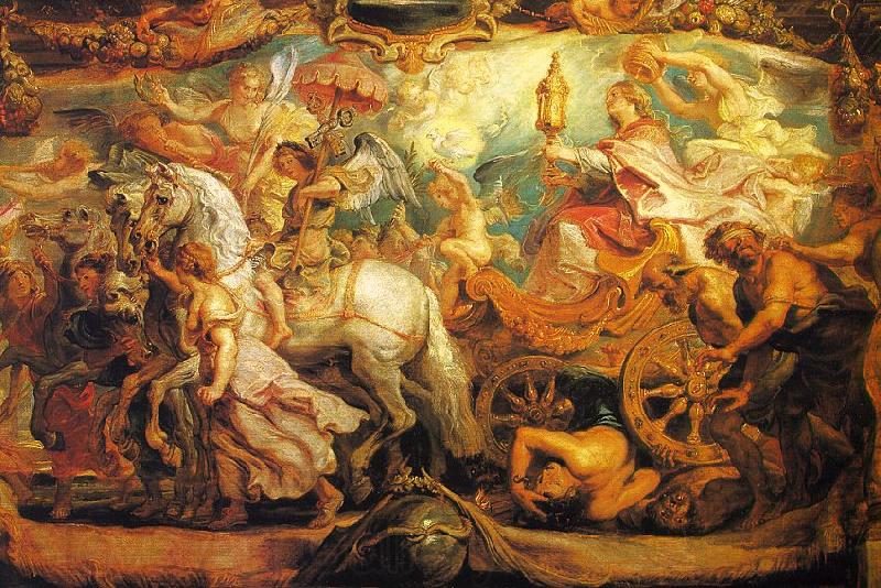 Peter Paul Rubens The Triumph of the Church Spain oil painting art